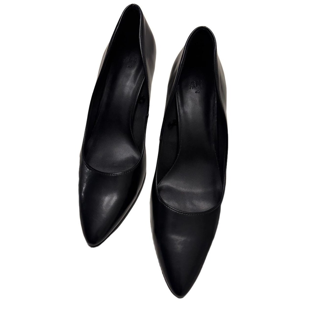 H&M - Classic Black Pointed Toe Heels - Size 41 - NWOT